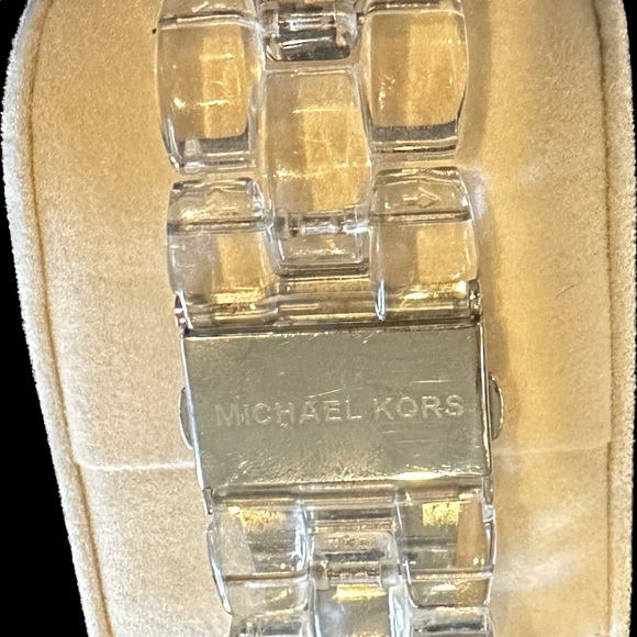 Michael Kors Clear Acrylic Watch - Picture 2 of 3